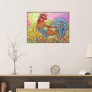 5D DIY Special Shaped Diamond Painting Chicken Cross Stitch Kits (D1079)
