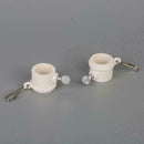 2xFlag Pole Rings Rotating Flagpole Flag Mounting Rings Kit Carabiner H4Y8