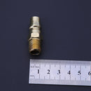 Red Plastic Handle Angled Nozzle Air Duster Blow Gun Pneumatic Tool (Short)