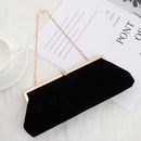 Women Wedding Bridal Party Evening Bag Velvet Diamante Clutch Bag Handbag
