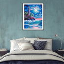 DIY Full Round Drill Diamond Painting lighthouse Mosaic Art