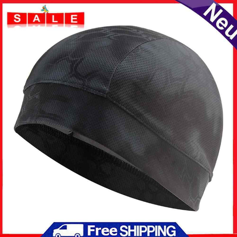 Bicycle Helmet Liner Cap MTB Mountain Bike Sunscreen Python Pattern Hat Headwear
