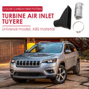 Carbon Fiber Look Car Car Front Bumper Turbo Air Intake Pipe Air Funnel Kit