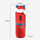 #A Portable Water Spray Mist Fan Humidification Handheld Fan for Home Office Sch