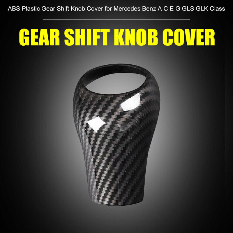 Plasitc Shifter Lever Stick Knob Cover for Mercedes Benz A C E G GLS GLK Class