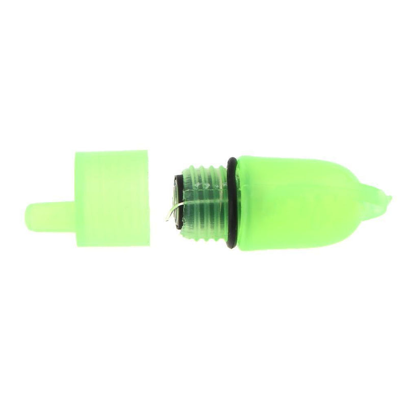 10pcs Fishing Rod Tip LED Lights for Twin Bell Electric Bite Alarm (Green) Newly