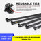 10x Empty Flood Control Drawstring Bags Strap Heavy Duty Bag Bags Fasting Belt
