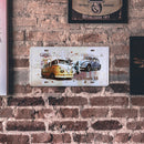 Car Sheet Metal Drawing Metal Painting Tin Wall Home Poster Bedroom Art Sign