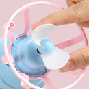 Electric Fan Bubble Gun Toys Durable Innovative Blower Design Toys (Blue)