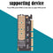 Computer NVME M.2 to PCI-E 16X Riser Card M-key M.2 PCIE X16 Expansion Extender