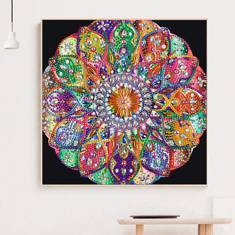 Datura Flower DIY Part Drill Special-Shaped Diamond Painting Mosaic Picture