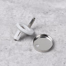 Chrome Toilet Seat Hinge Toilet Linker Fittings Screws Replacement Hinges