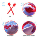 Plastic Snowball Maker Clip Winter Outdoor Snow Ball Heart Shaped Mold Toys