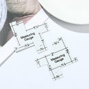 Seam Template Sewing Ruler Tailor Ruler Patchwork Quilting Measuring Gauge