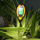 Professional 4 in 1 LCD PH Meter Garden Floor Tester Digital Temperature Display
