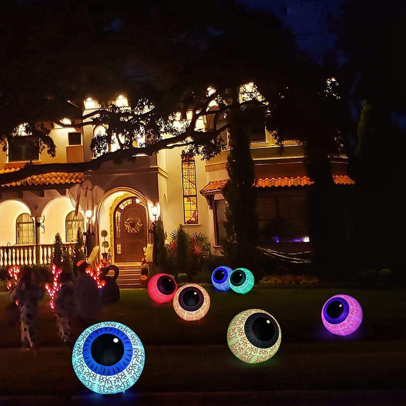 Eyeball Remote Control with Built-in Battery Powered RGB Color Changing