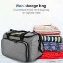 Knitting Sewing Needles Storage Bag Portable Yarn Tote Hooks Organizer