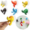Animal Tail Waterproof Suction Cup Hanger Hooks Key Holder Sucker Wall Hook