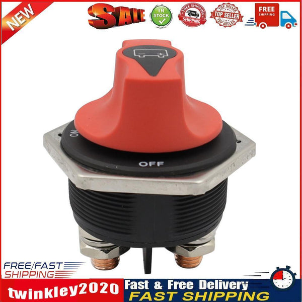 Auto DC Battery Disconnect Switch 300A 2 Position Battery Selector Switch Newly