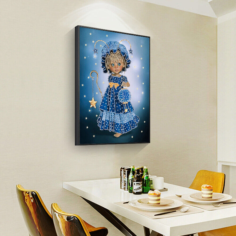Diamond Painting Kit Girl Elf Sprite 5D Partial Special Rhinestone Picture