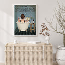 DIY Cotton Thread Stamped Bathing Girl Cross Stitch Full Embroidery Artwork