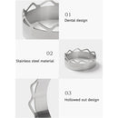 Camping Gas Stove Windscreen Stand Ring Energy Saving Heat Resistant Cover