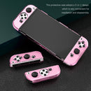 Crystal Clear Anti-Scratch Case for NS OLED Transparent Flip Protector Shell
