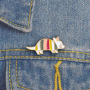Cute Cartoon Animal Brooches Badge for Women Men Jacket Backpack Pins Jewelry