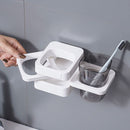 Storage Rack Electric Toothbrush Organizer Mouthwash Cup Rack Toothbrush Holder