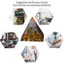 Crystal Pyramid Orgone Pyramids for Spiritual Chakra Balancing Crystals Stones