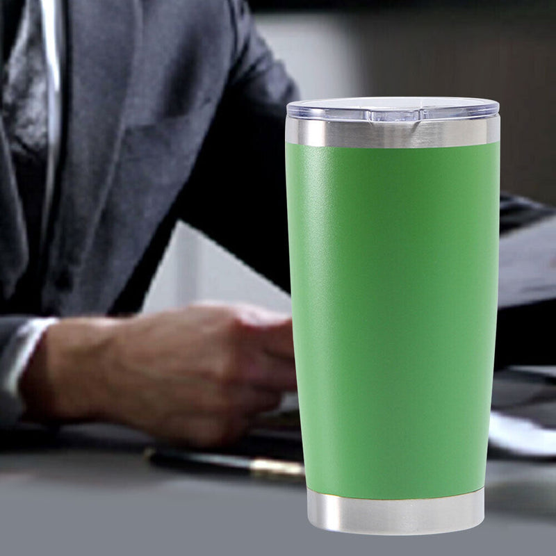 Thermal Car Cup Stainless Tea Coffee Vacuum Insulated Bottle (Fruit Green) Newly