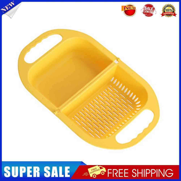 Foldable Drain Basket Fruit Vegetable Washing Sink Drainer for Kitchen Tool
