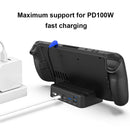 Docking Station 6 in 1 Dock Stand USB 3.0 Dock Hub Holder for Steam Deck Console