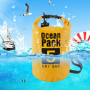 Waterproof Dry Bag Pack Sack Swimming Kayaking River Trekking (5L Yellow) Newly
