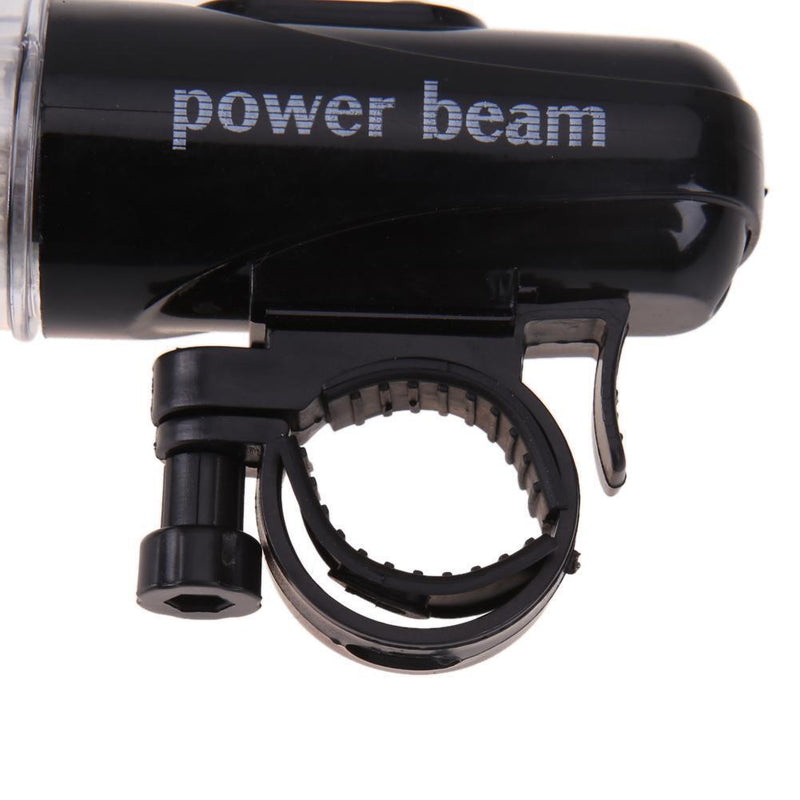 2 Modes Waterproof 5 LED Bicycle Light Front Lamp Torch Bike Flashlight