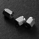 10pcs Chrome Copper Car Motorcycle Wheel Tire Valve Stem Caps Dust Covers