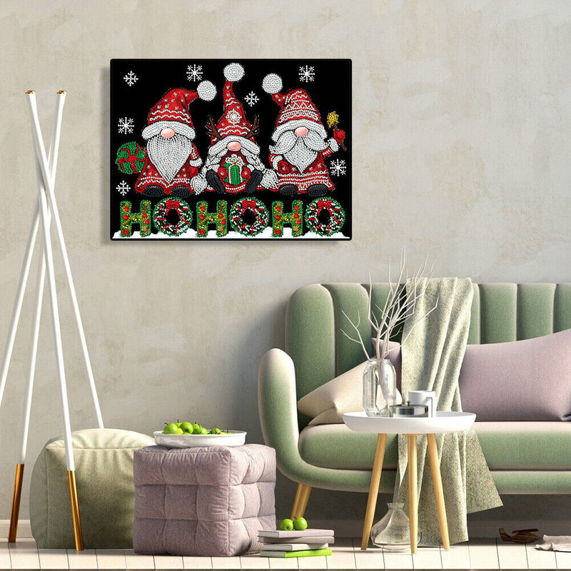 DIY Diamond Painting Partially Specially Shaped Drill Christmas Dwarf Wall Decor