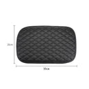 Accessories Leather Arm Rest Cover Cushion Case Console Box Mat Car Armrest Pad
