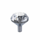 Glass Furniture Wardrobe Pulls Crystal Closet Door Knobs Cabinet Handles