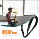 Soprano Saxophone Harness Adjustable Sax Shoulder Neck Strap Belts (Black) Newly