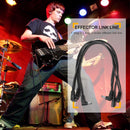 3/5 Ways Guitar Effect Pedal Daisy Chaining Cable Right Angle Connecting Wire