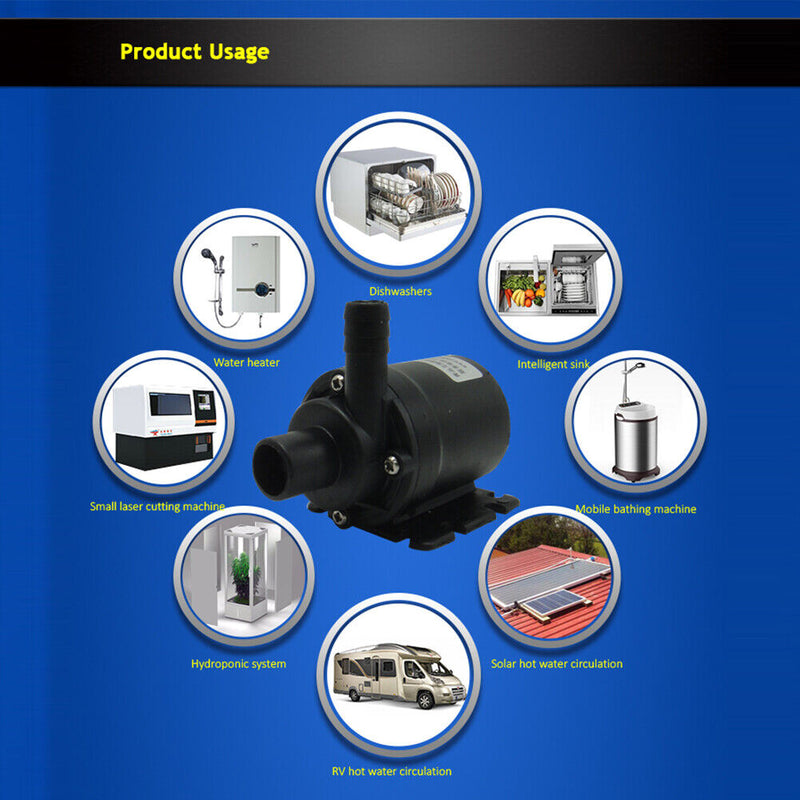 800 L/h Brushless Dc Water Pump Eco-friendly Micro Submersible Pump for Fountain