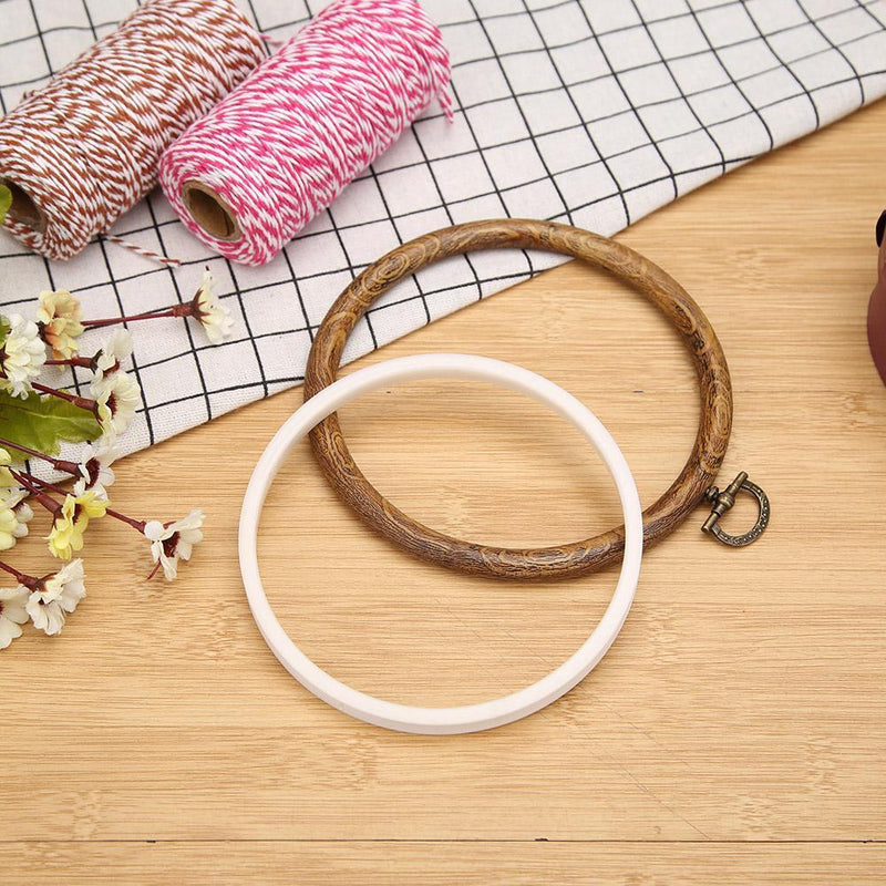 Plastic Frame Embroidery Hoop Ring Circle Round Loop for Cross Stitch (14cm