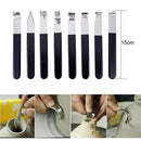 8pcs Pottery Tools Stainless Steel Clay Sculpture Modeling Craft Trimming T