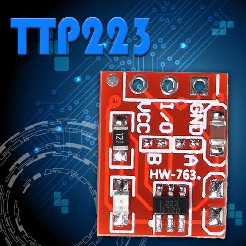 10pcs TTP223 Touch Key Switch Module One Single Channel Capacitor Switches Board
