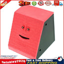 Creative Face Electric Safe Eating Coin Piggy Bank Money Saving Box (Red) Newly