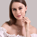 Korean Planet Star Pendant Necklace Zircon Universe Women Clavicle Chain Jewe