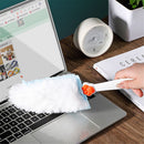 Reusable Anti-static Dust Cleaner Feather Duster Home Cleaning Plastic Handle