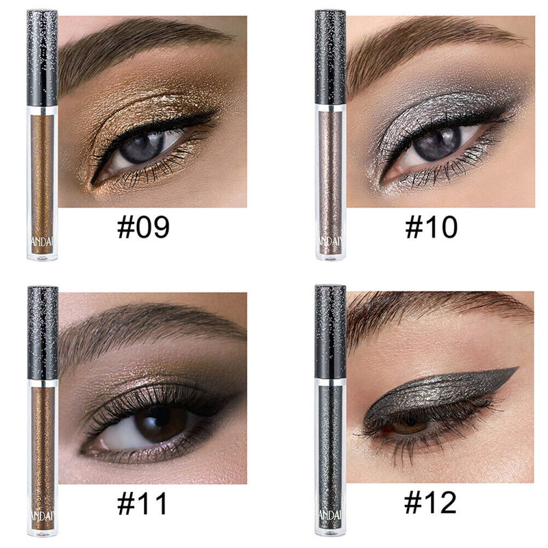12pcs Long Lasting Eye Cosmetic Waterproof Eyeshadow Pencil Makeup for Parties