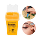 Tattoo Needle Tip Biohazard Barrel Garbage Bucket Container Artist Waste Box